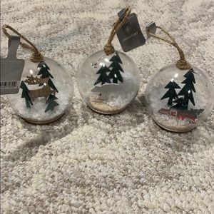4 Sets  of 3 ornaments